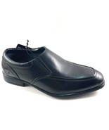 Skechers 204851 Men&#39;s Black Leather Air Cooled Memory Foam Slip On Dress... - £54.27 GBP