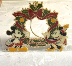 Walt Disney Travel Co Disneyland Resort California Metal Christmas Ornament - £15.68 GBP