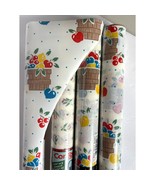 Lot Vintage Shelf Liners Con-Tact &amp; Rubbermaid Fruit Basket Floral NOS - $623.03 MXN