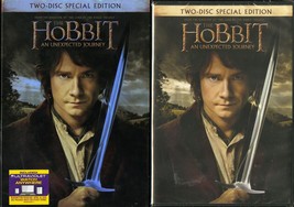 Hobbit Unexpected Journey Dvd 2 Disc Special Mgm Video Slip Cover New Sealed - £7.93 GBP