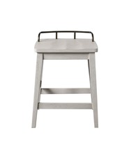 Pendleton White Counter Stool | Stylish &amp; Modern Kitchen Bar Seating - $2,057.84 MXN