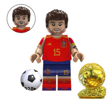 PLTOYS Sergio Ramos Soccer player World Cup! Minifigure Custom US Toy - £4.57 GBP