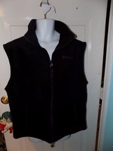 Columbia Cathedral Peak Charcoal Heather Fleece Vest Size L Men&#39;s Nwt Last One - £23.65 GBP