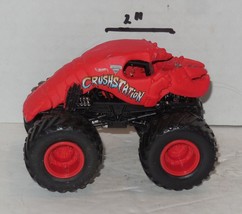Hot Wheels Monster Jam Truck Red Crushstation 1:64 Scale Rare - £11.68 GBP
