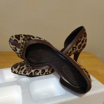 Beautiful JCrew Cheetah Leopard Animal Print Shoes High Heel Size 9 Made Brazil - £34.23 GBP