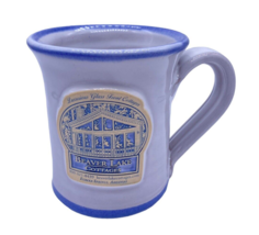 Beaver Lake Cottages Mug Deneen Pottery Blue Gray Eureka Springs Arkansas - $520.33 MXN