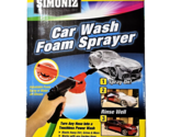 Simoniz Car Wash Foam Sprayer Works With Any Garden Hose 33.8oz Bottle - £34.59 GBP