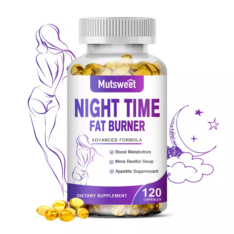 120 Night Time Fat Burner Capsules for Weight Loss, Detox &amp; Appetite Control - $31.98