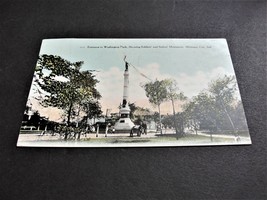 1908 Entrance in Washington Park, Michigan City- Ben Franklin, Postcard. RARE.  - £42.83 GBP
