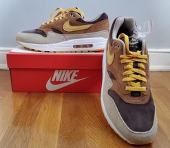 Nike Air Max 1 PRM &quot;Ugly Duckling&quot; Pecan/Yellow Ochre DZ0482-200 Men&#39;s S... - £138.78 GBP