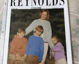 Reynolds The Essential Cotton Cardigan Knitting Pattern  #885 Child size... - $9.49
