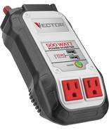 Vector 500 Watt Power Inverter, Pi500V, Dual Power Inverter, Two Usb Cha... - $1,180.42 MXN
