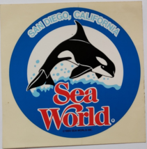 Sea World San Diego California 4-7/8&quot; vintage Sticker  - £4.73 GBP