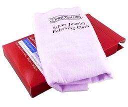 Silver Jewelry POLISHING CLOTH Tarnish Cleaner Cleaning Polish CONNOISSE... - $32.12