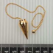 Autel Tarot Pendule Pendentif Chaîne Or Ton Amulette Guérison ITM - £25.61 GBP