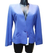 Women&#39;s Jacket Classical Elegant Lined Short Spring Green Blue End Series - £57.67 GBP+