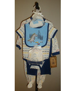 New Chick Pea 6 Piece Baby Boy Gift Set Dinosaurs Theme Size 6-9 Months - $564.09 MXN