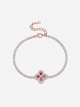 Ruby Flower Bracelet - £74.54 GBP