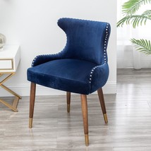 Blue Lindale Accent Chair With Nailhead Trim From Roundhill Furniture. - £98.11 GBP