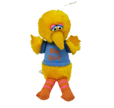 9&quot; Vintage Hasbro Softies Sesame Street Big Bird Stuffed Animal Plush Toy Doll - £14.87 GBP