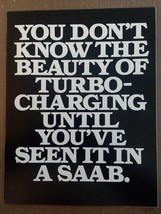 1981 Saab Turbocharging Brochure Turbo - £11.62 GBP