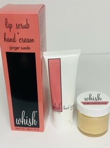 Whish Lip Scrub &amp; Hand Cream Duo/Set/Kit - Ginger Suede 1oz Each Rv: $43 - £22.78 GBP