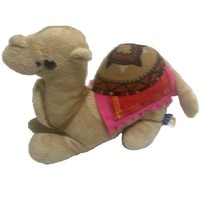Camel Plush Arabic Tag 9 Inch Long No Sound Stuffed Animal - £10.87 GBP