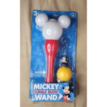 Disney Parks Mickey Mouse Bubble Glow Wand Lights Up W/ Solution In Package - £12.82 GBP