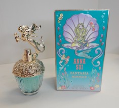 Anna Sui Fantasia Mermaid Perfume Spray Eau de Toilette 1.7 fl oz 50mL Open Box - £33.72 GBP