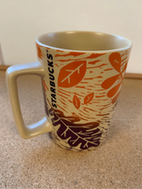 Starbucks Autumn Leaves Mug-2017 Coffee Cup 12 oz. Ceramic SECURE SHIPPING - £11.77 GBP