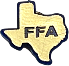 Vintage Texas FFA Lapel Hat Pin Future Farmers Of America School Souvenir Pin image 2