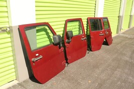 2007-2018 Chrysler Jeep Wrangler JK 4 Full Doors W/ Pwr Mirrors Complete image 12