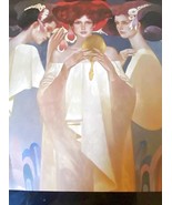 Felix Mas Rosa Amarilla Three Women Portrait Lithograph On Archival Paper - $198.94 CAD