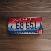 &#39;00 Scenic Idaho License Plate Kootenai Cnty Famous Potatoes K68651 Pine... - $20.00