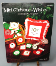 Cross Stitch Mini Christmas Wishes Joy Stocking Pillow Leaflet No 27 Pat... - $8.19