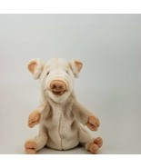 Pig Full Body Hand Puppet Doll by Hansa Realistic Look Plush Animal Lear... - £44.55 GBP