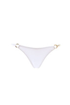 AGENT PROVOCATEUR Womens Bikini Bottoms Soft Metallic Wrap White Size S - £63.01 GBP