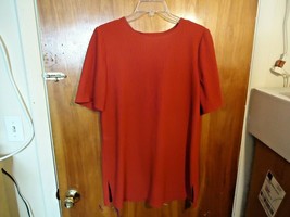 Womens Worthington M Short Sleeve Reddish Maroon Color Top &quot; BEAUTIFUL T... - £11.77 GBP