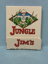 Vintage Matchbook Cover Jungle Jim’s Restaurant Orlando,Fl gmg Home Of The Plate - £9.71 GBP