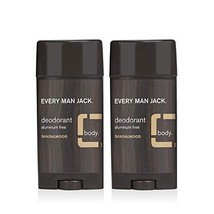 Every Man Jack Deodorant Stick, Sandalwood 3 oz (Pack of 2) - $26.53
