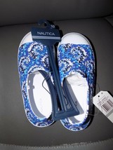 Nautica Leven Blue Tie Dye Slip On Shoes Size 10 Youth New - £16.65 GBP