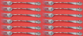 Georgian by Towle Sterling Silver Cocktail Fork Set 12 pieces 6" - $969.12 CAD
