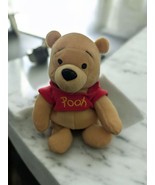 Disney Store Winnie The Pooh Bear Mini Bean Bag Plush Stuffed Toy Vintag... - $173.53 MXN