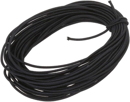 Usew 2 Mm Heavy round Elastic Cord,10 Yards (Black) - £8.72 GBP