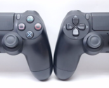 Sony PS4 PlayStation 4 Official OEM Black Controllers CUH-ZCT2U Lot 2 TE... - $58.37