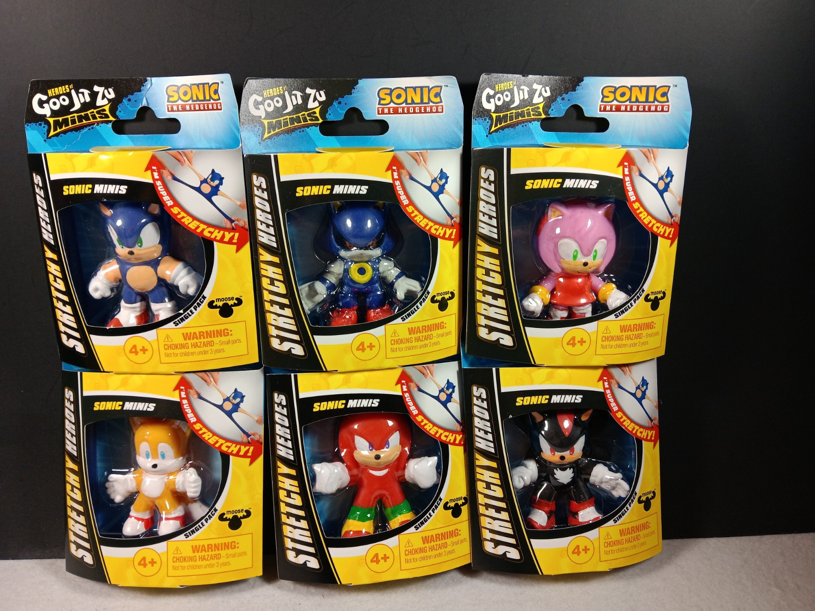 Heroes Of Goo Jit Zu Set of 6 Minis Metal Sonic, Amy Sonic The Hedgehog Toy New Item image 2