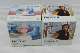 Lot of 2 New Disney Frozen II Puzzle 9.1x10.3” Cardinal 48 Pieces - £8.53 GBP