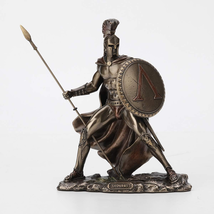 7 1/4 Inch Spartan King Leonidas Cold Cast Resin Bronze Finish - $127.70