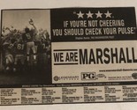 We Are Marshall Vintage Tv Print Ad Matthew McConaughey Matthew Fox TV1 - £4.66 GBP