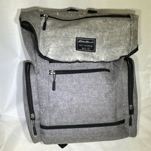 Eddie Bauer Gray Rainier Backpack Diaper Bag Water Resistant - £5.97 GBP